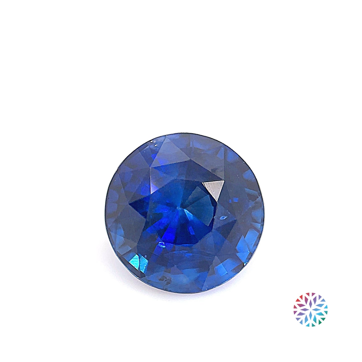 Blue Sapphire- Round, 3.02ct, 8.1 x 8.1 x 5.9mm