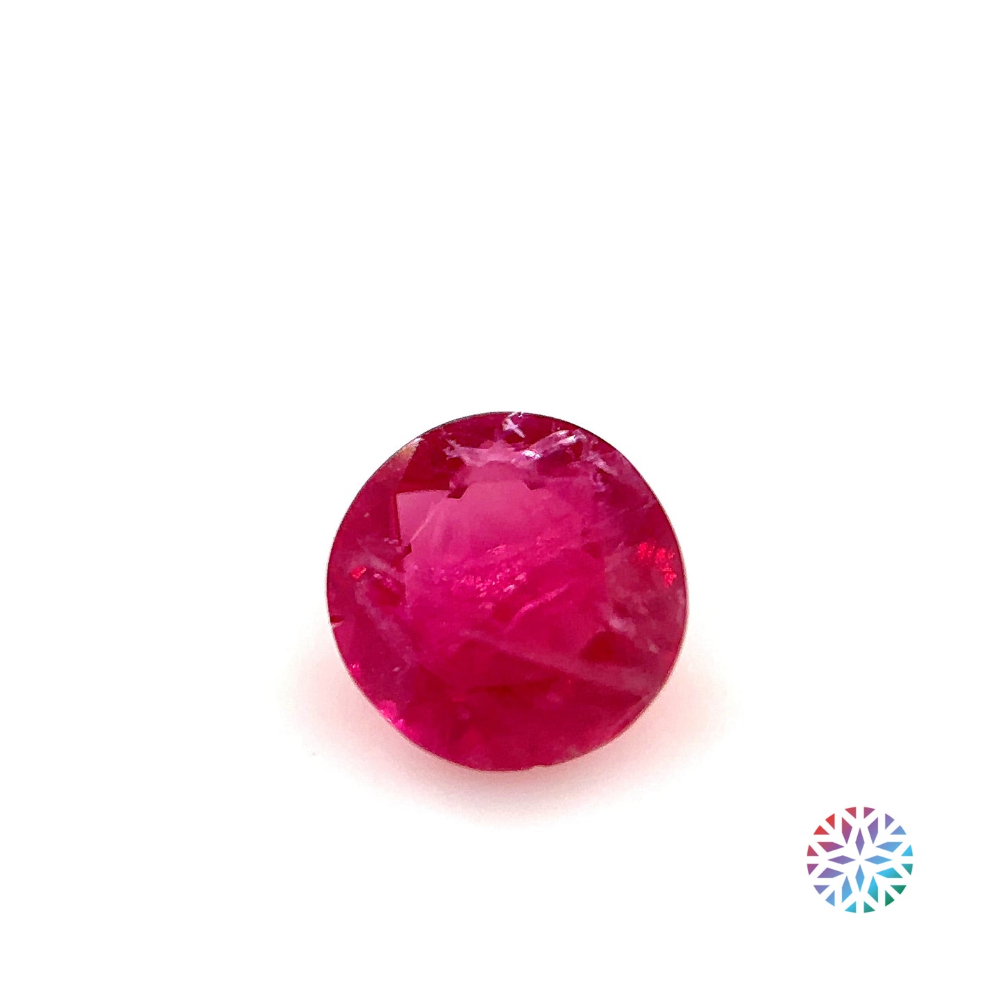 Red Beryl- Round, 0.50ct, 5.5 x 5.5 x 3.0mm