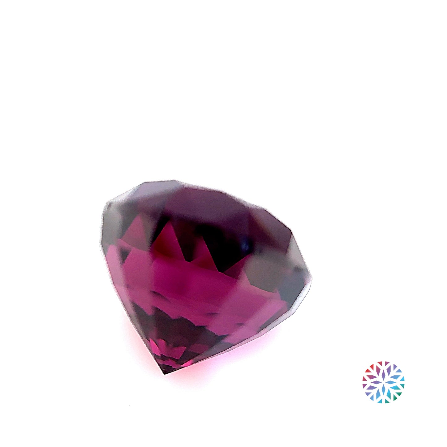 Rhodolite- Round, 14.06ct, 12.8 x 12.8 x 10.4mm