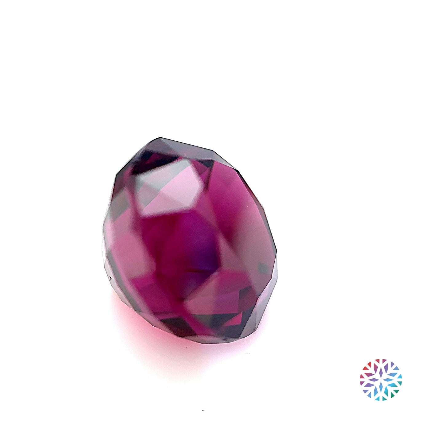 Rhodolite- Round, 14.06ct, 12.8 x 12.8 x 10.4mm
