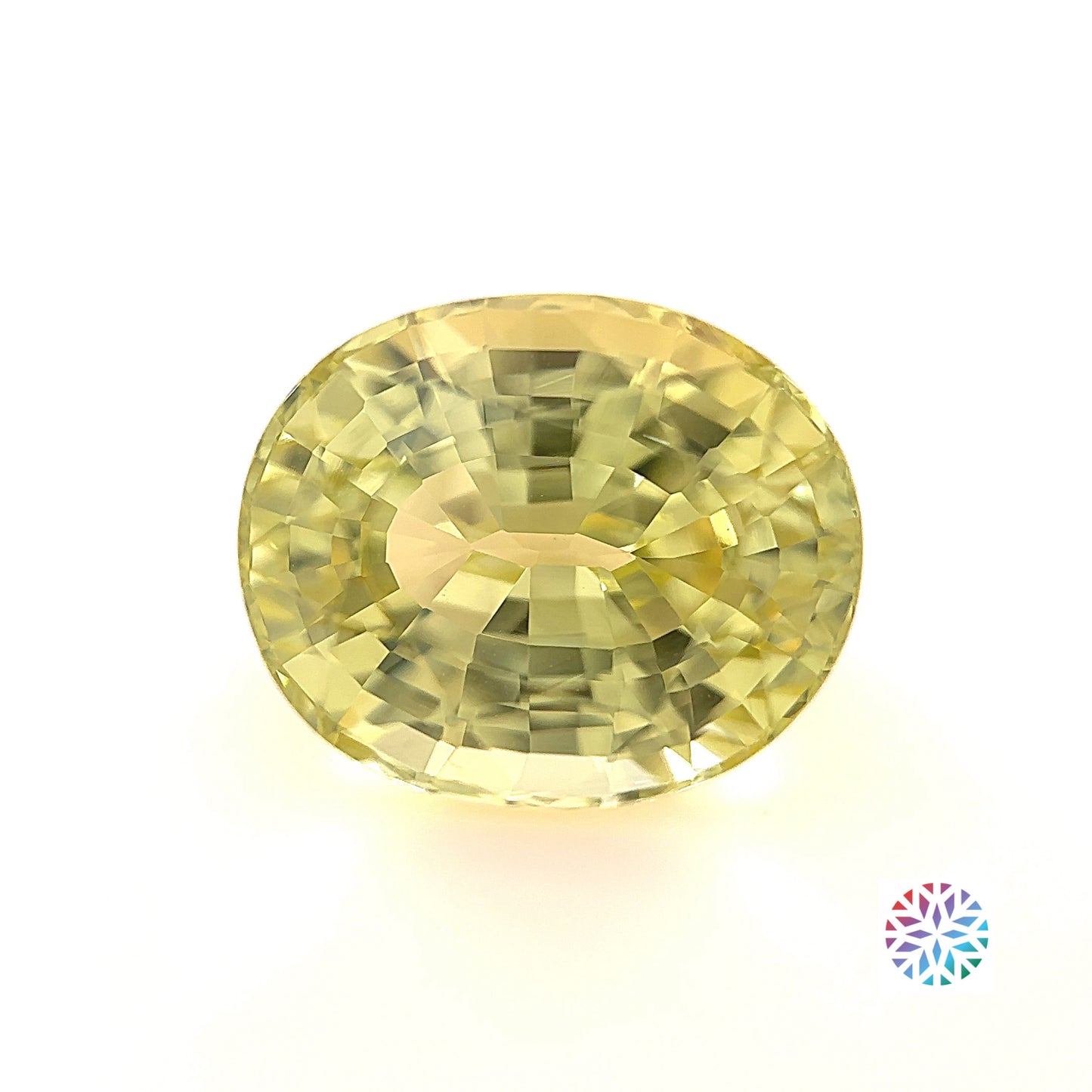 Chrysoberyl- Oval, 8.36ct, 12.4 x 10.3 x 7.7mm