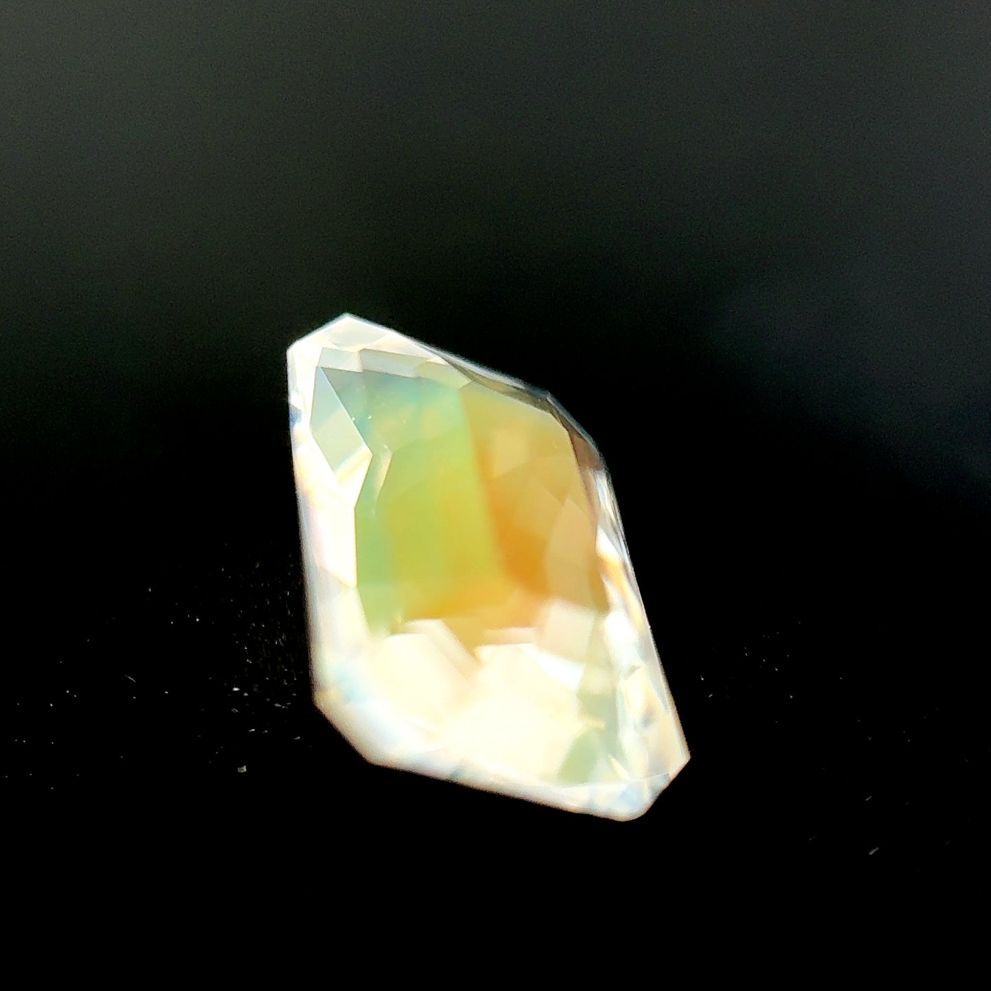 Rainbow Moonstone- Radiant, 2.77ct, 10.2 x 7.5 x 5.4mm