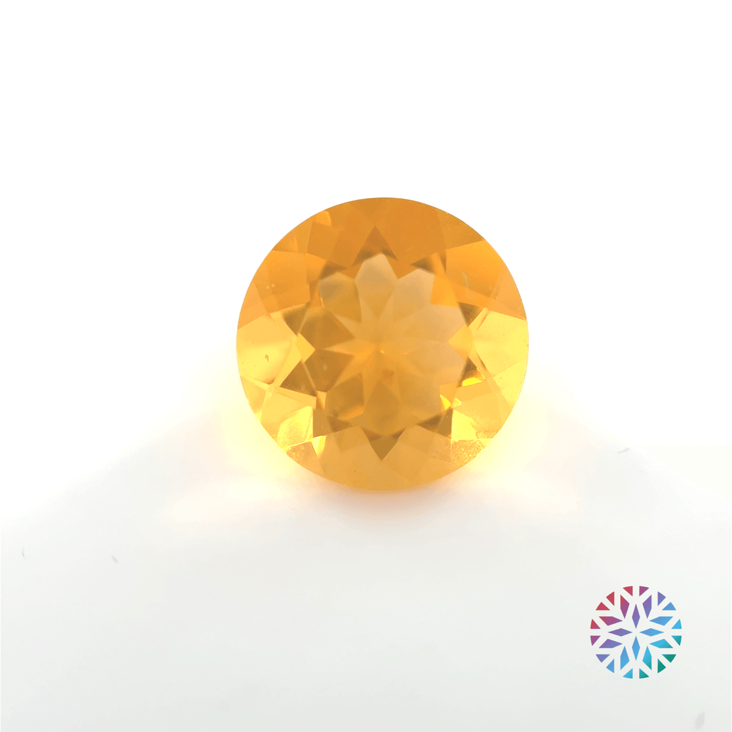 Amber Opal- Round, 1.85ct, 9.1 x 9.1 x 6.0mm