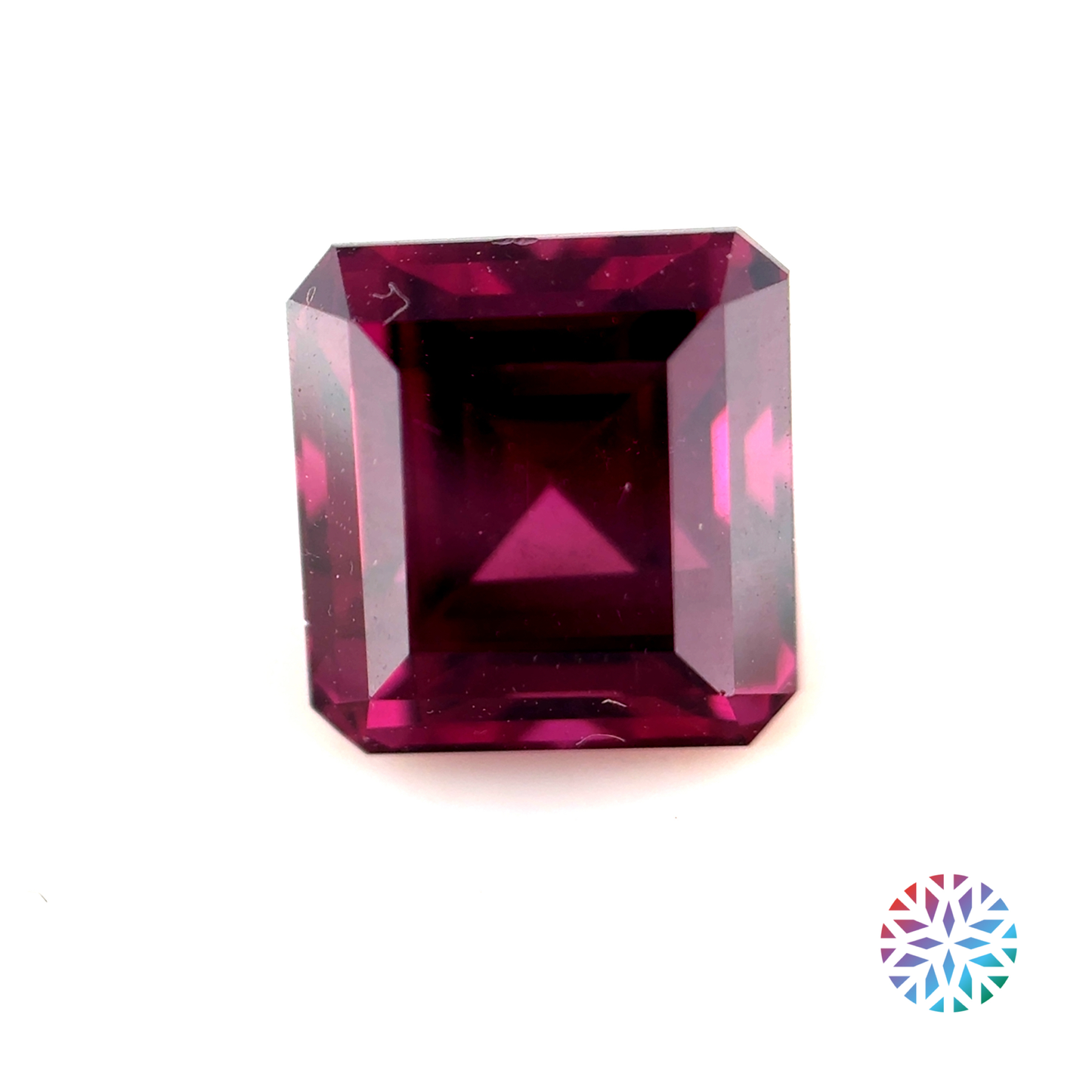 Rhodolite- Emerald, 2.29ct, 6.7 x 6.5 x 5.3mm