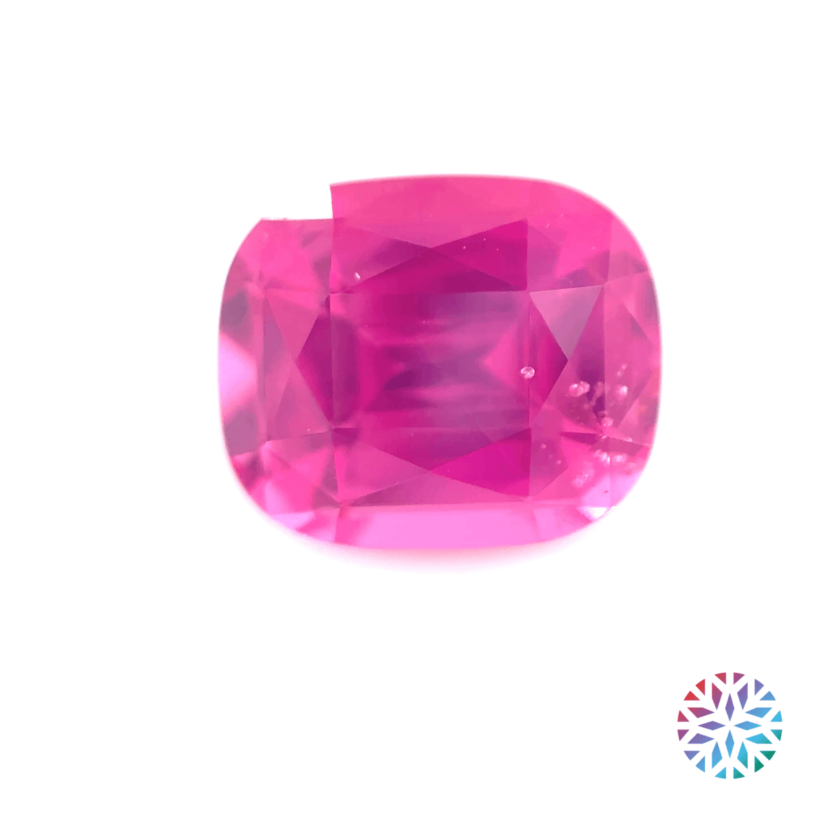 Neon Spinel- Cushion, 2.08ct, 8.2 x 6.8 x 4.7mm