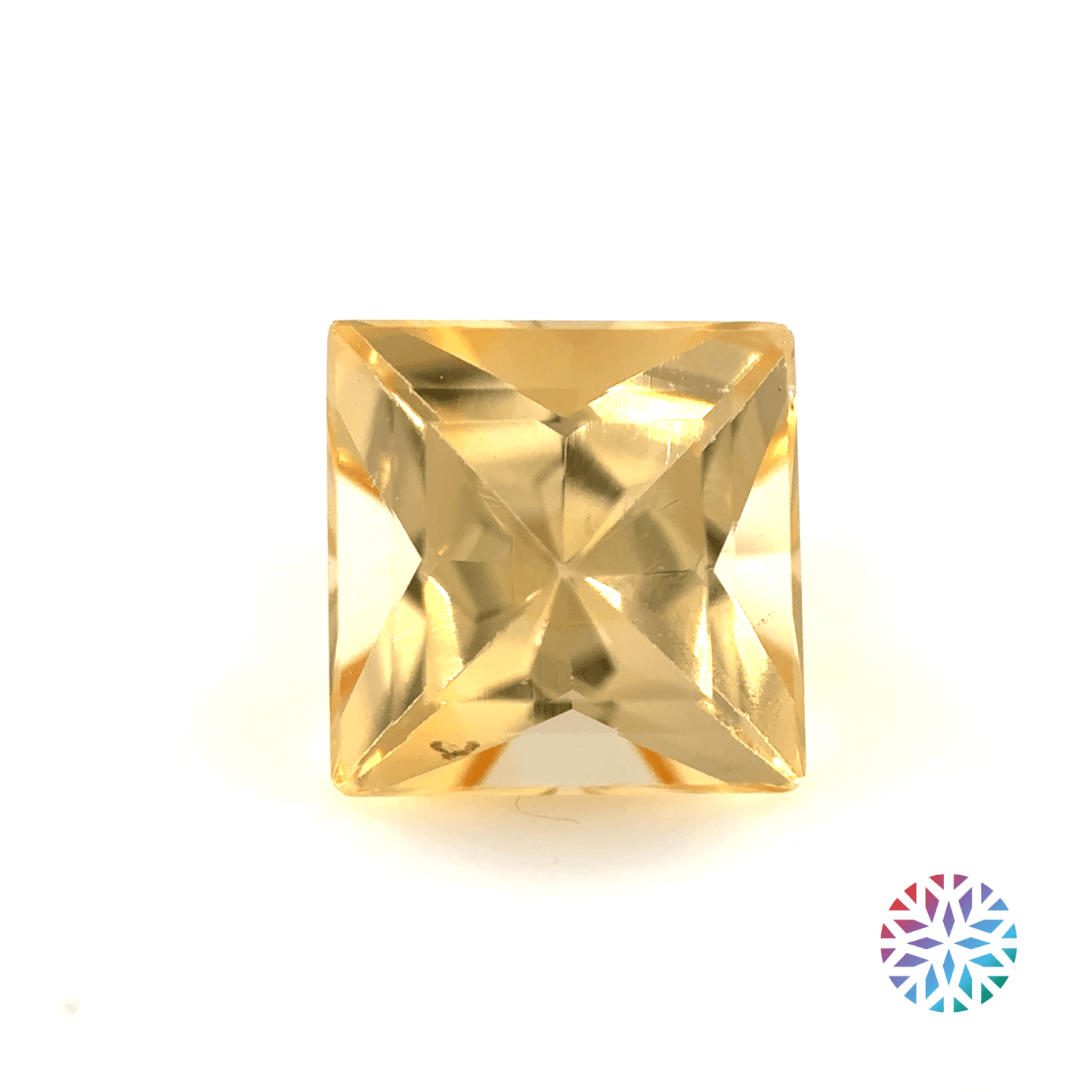 Imperial Topaz- Princess, 1.05ct, 6.0 x 6.0 x 3.8mm