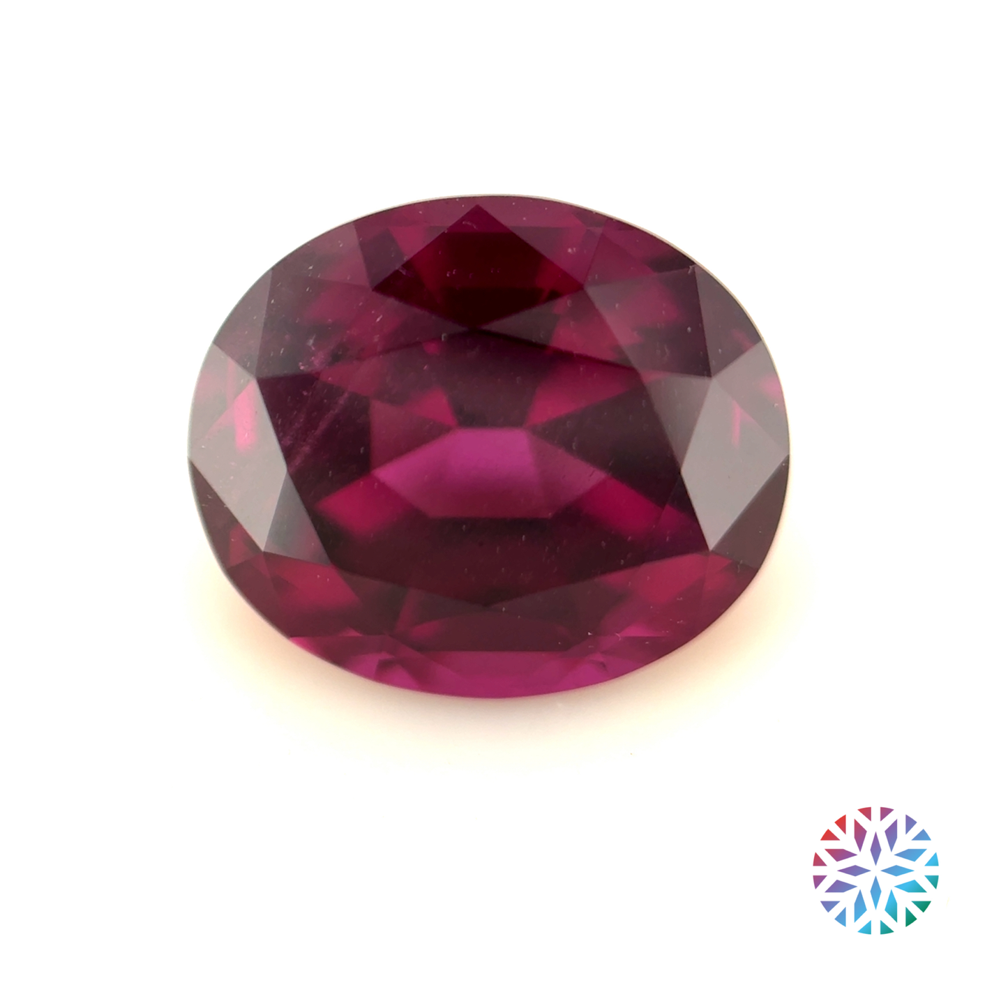 Purple Garnet- Oval, 3.78ct, 9.7 x 8.3 x 5.9mm