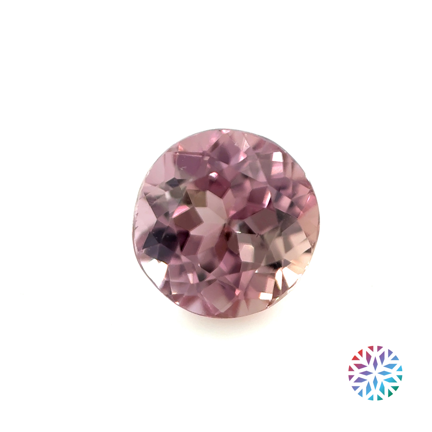 Pink Diaspore- Round, 1.1ct, 5.3 x 5.3 x 4.2mm