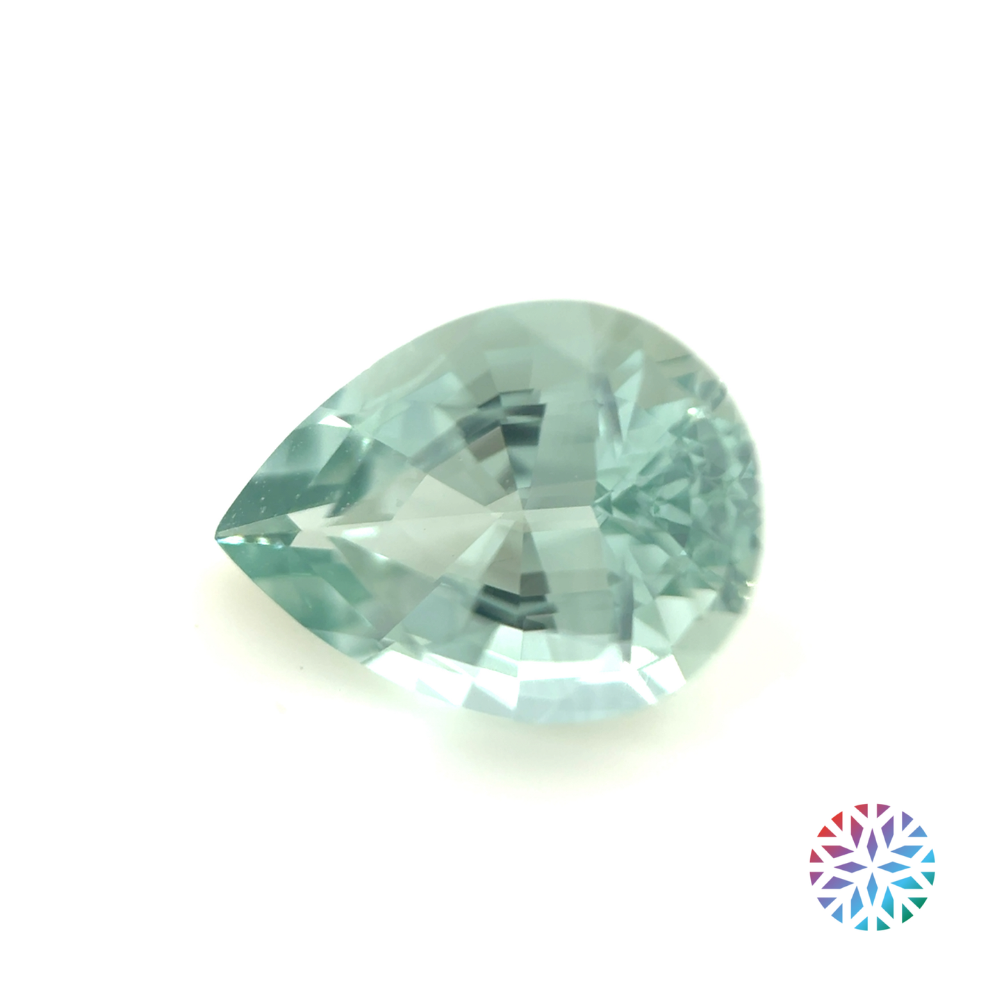 Green Quartz- Pear, 0.96ct, 8.3 x 6.0 x 4.2mm