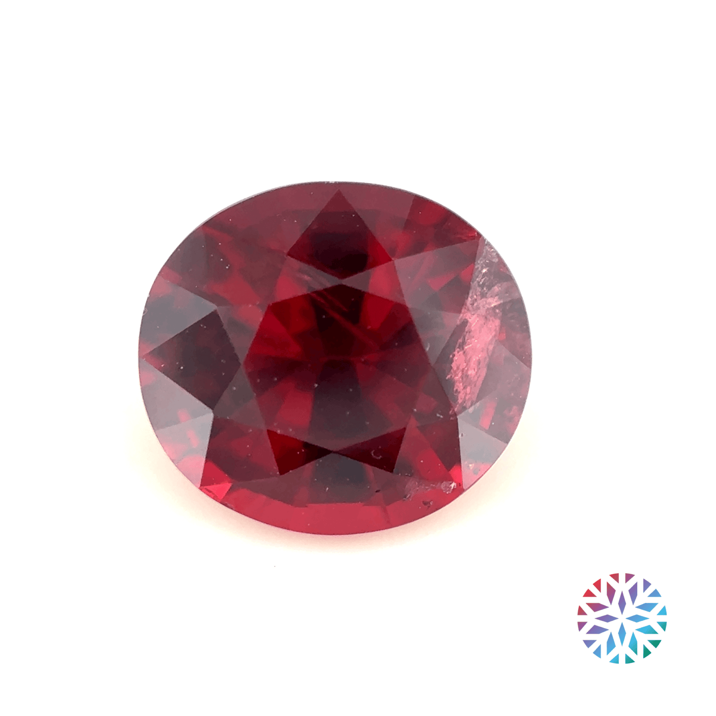 Red Spinel- Oval, 1.62ct, 7.5 x 6.7 x 4.5mm