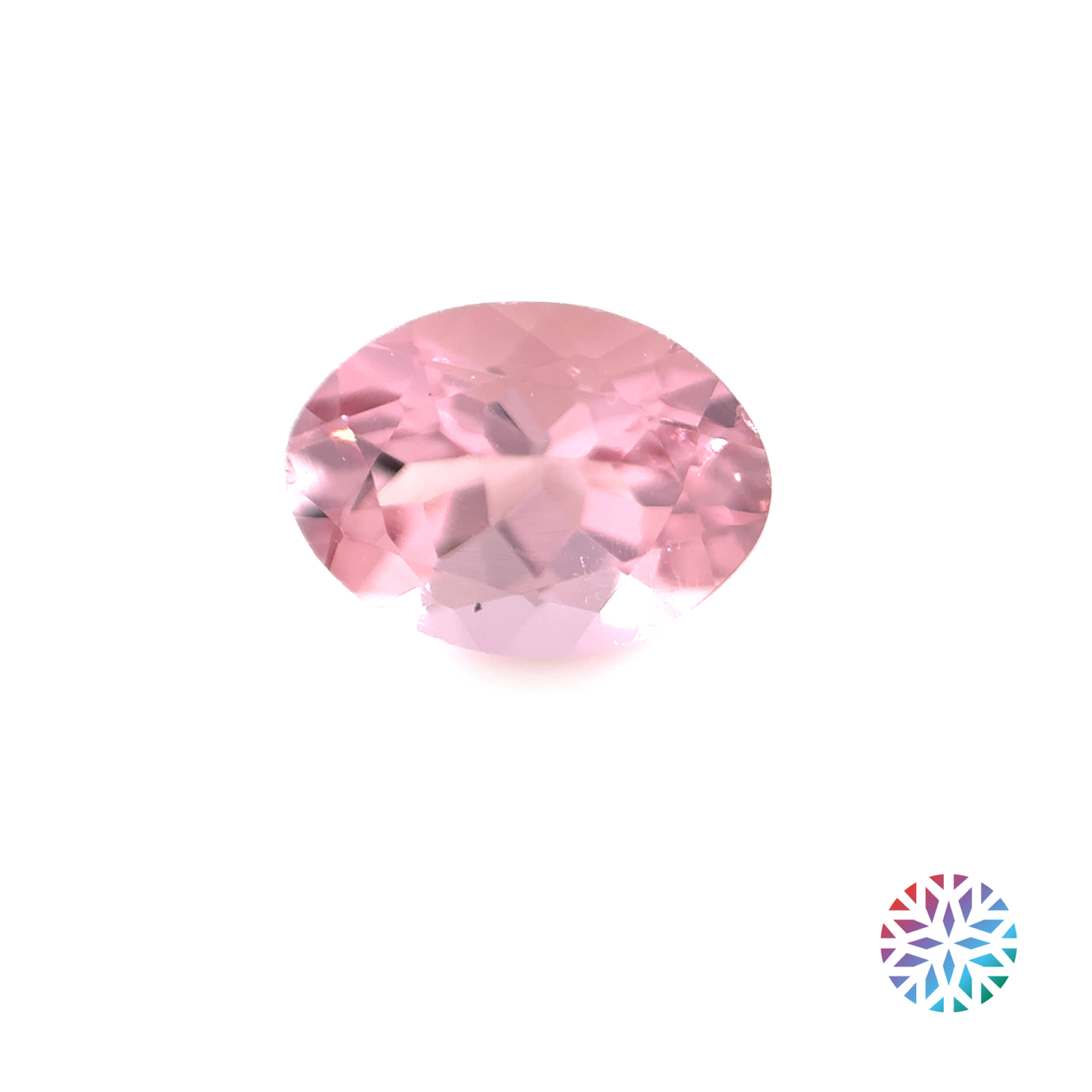 Pink Topaz- Oval, 0.75ct, 7.1 x 5.2 x 3.9mm