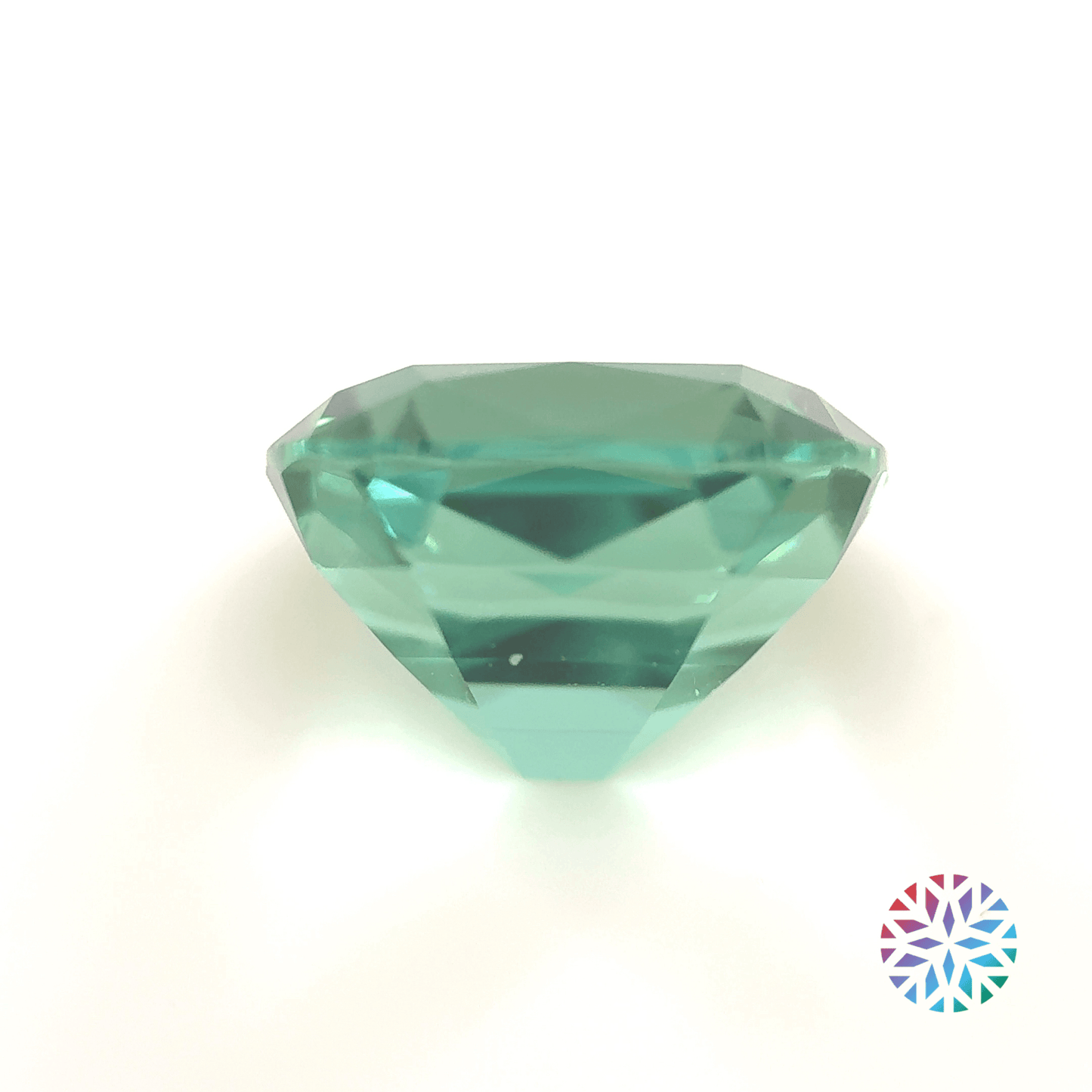 B/G Tourmaline- Cushion, 3.14ct, 9.4 x 8.1 x 6.2mm