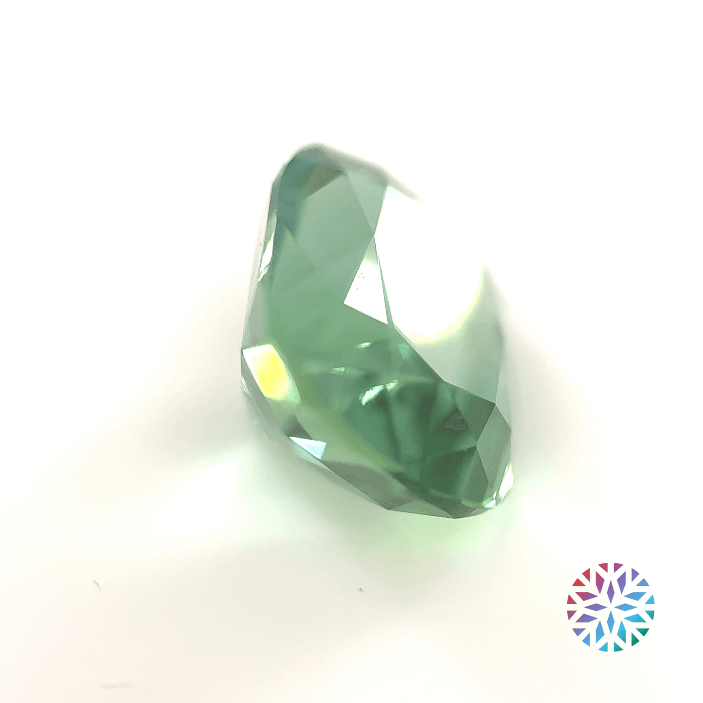B/G Tourmaline- Cushion, 3.14ct, 9.4 x 8.1 x 6.2mm