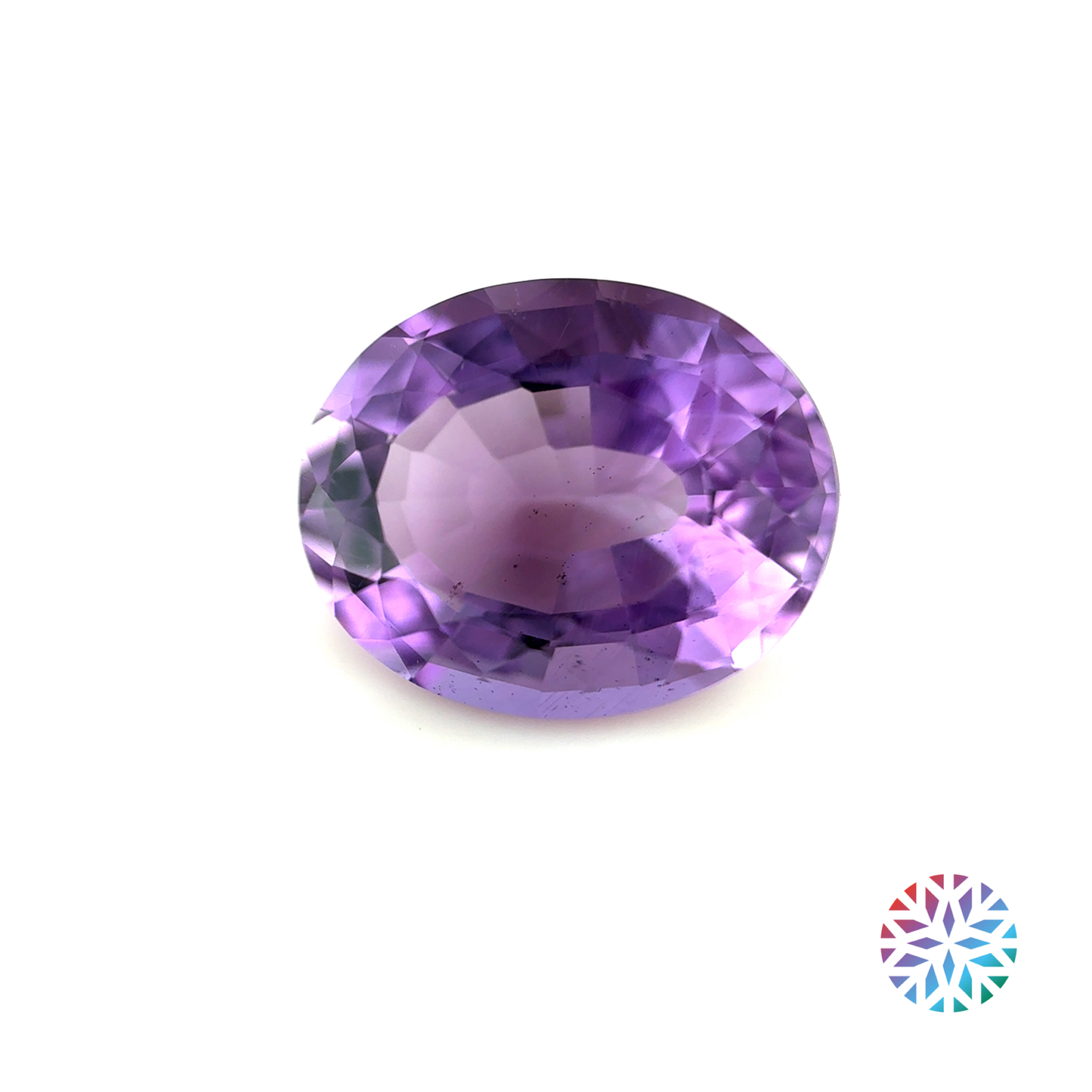 Amethyst- Oval, 6.53ct, 13.9 x 11.2 x 7.6mm