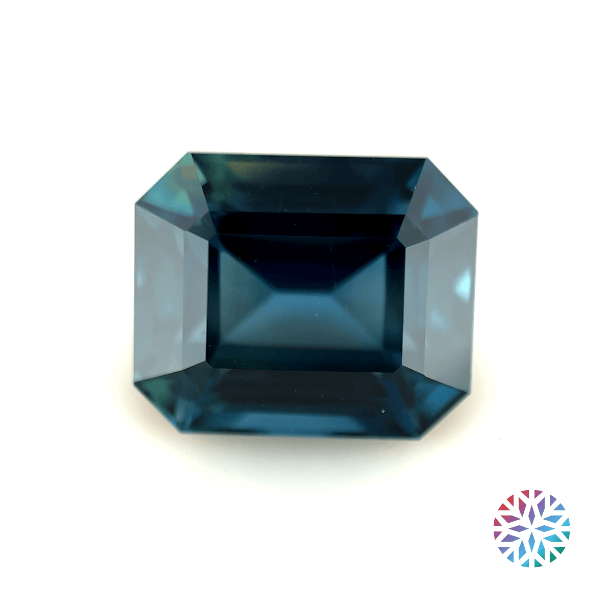 Blue Sapphire - Emerald, 3.92ct, 9.0 x 7.6 x 5.7mm