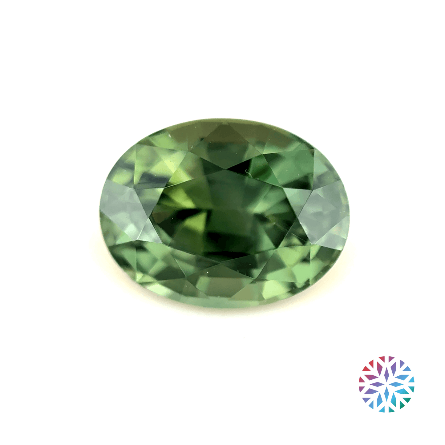 Parti Sapphire- Oval, 1.53ct, 7.1 x 5.9 x 4.2mm