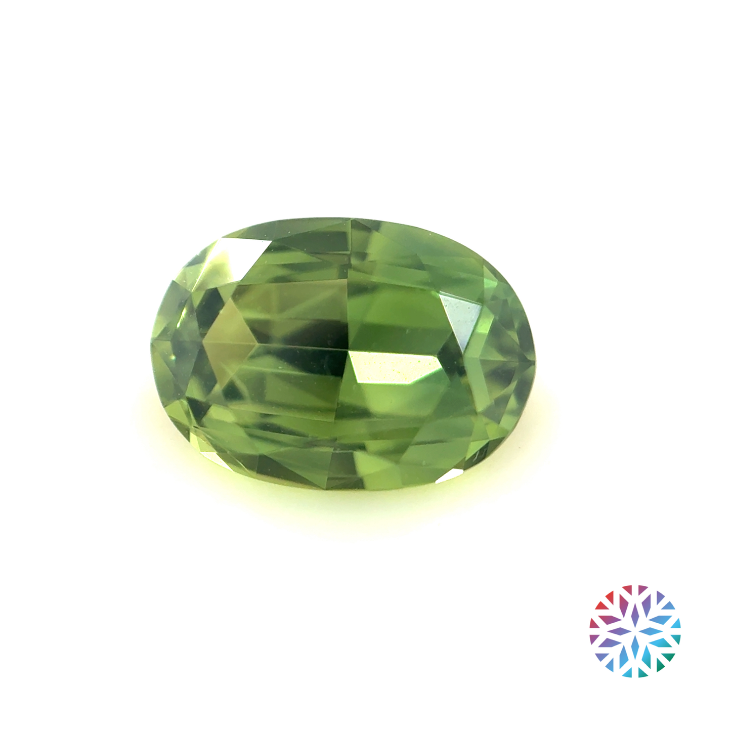 Green Sapphire- Oval, 1.32ct, 8.0 x 5.6 x 3.3mm