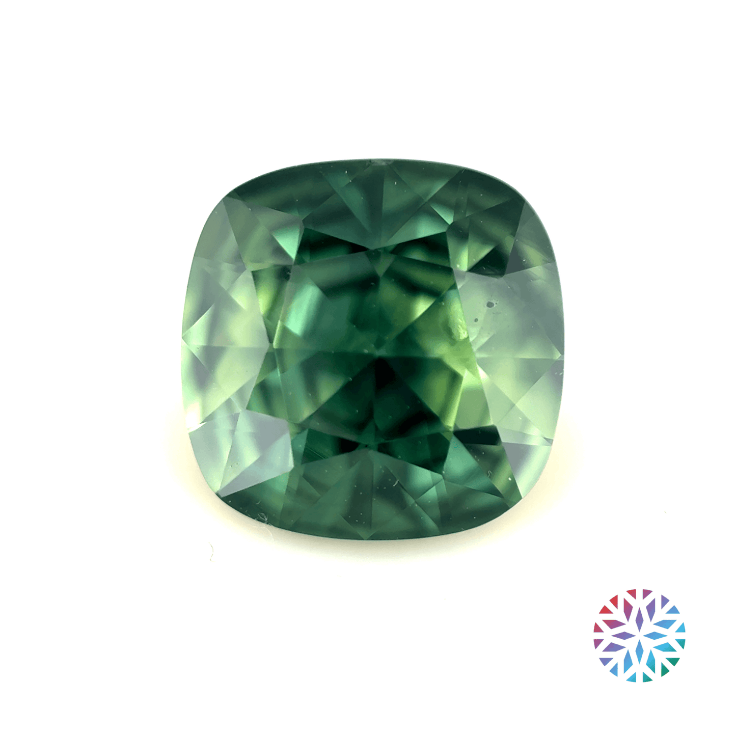 Parti Sapphire- Cushion, 2.04ct, 7.9 x 7.8 x 4.3mm
