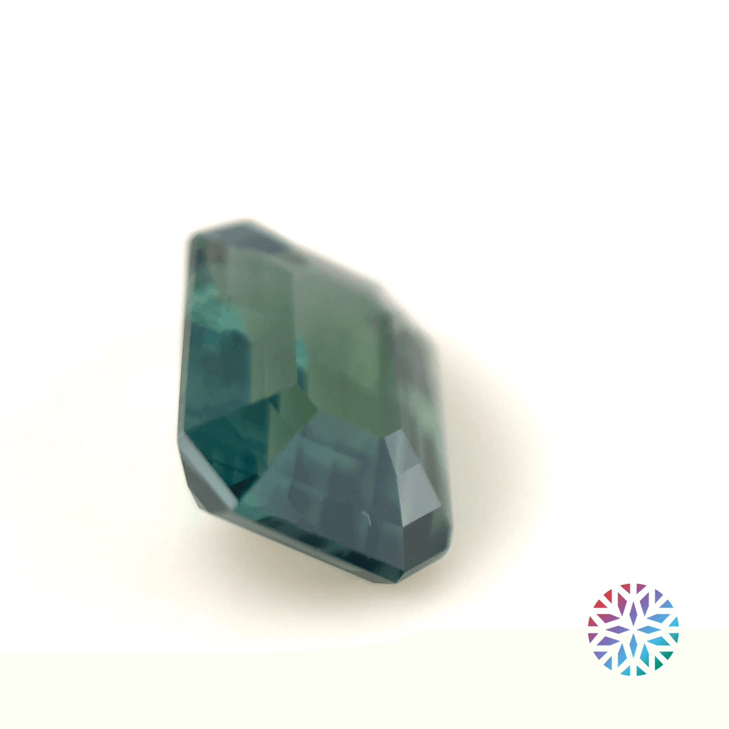 Teal Sapphire- Emerald, 3.58ct, 10.1 x 7.5 x 4.7mm