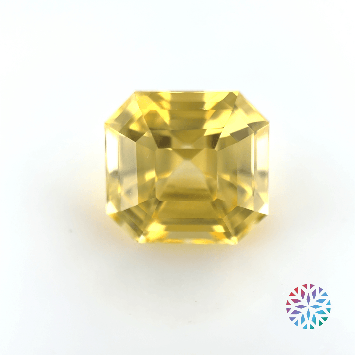 Yellow Sapphire- Emerald, 2.52ct, 7.5 x 7.0 x 5.3mm