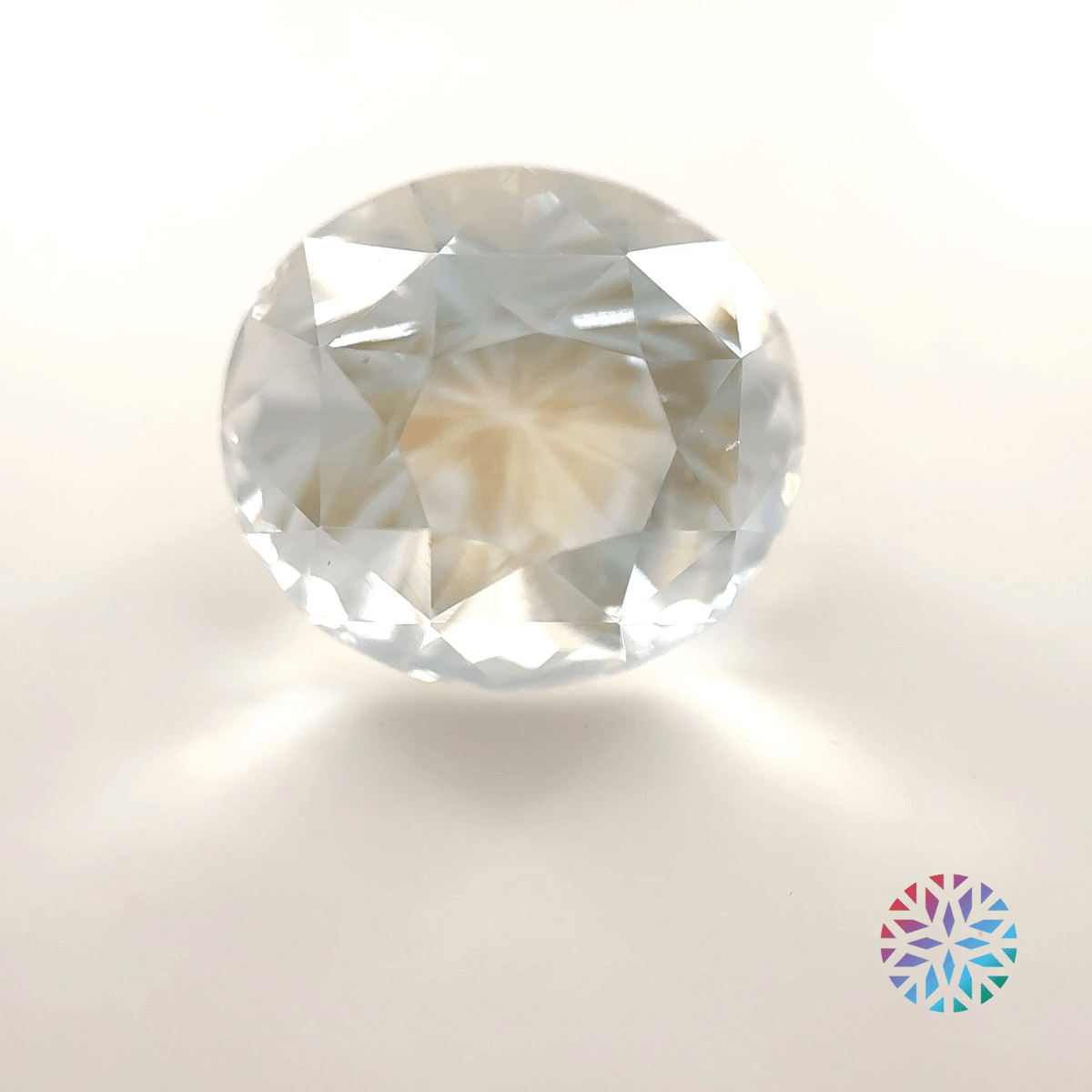 Rainbow Moonstone - Oval, 6.88ct, 11.1 x 10.6 x 10.2mm