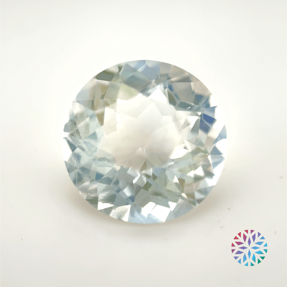 Rainbow Moonstone - Round, 4.99ct, 11.3 x 11.3 x 7.4mm