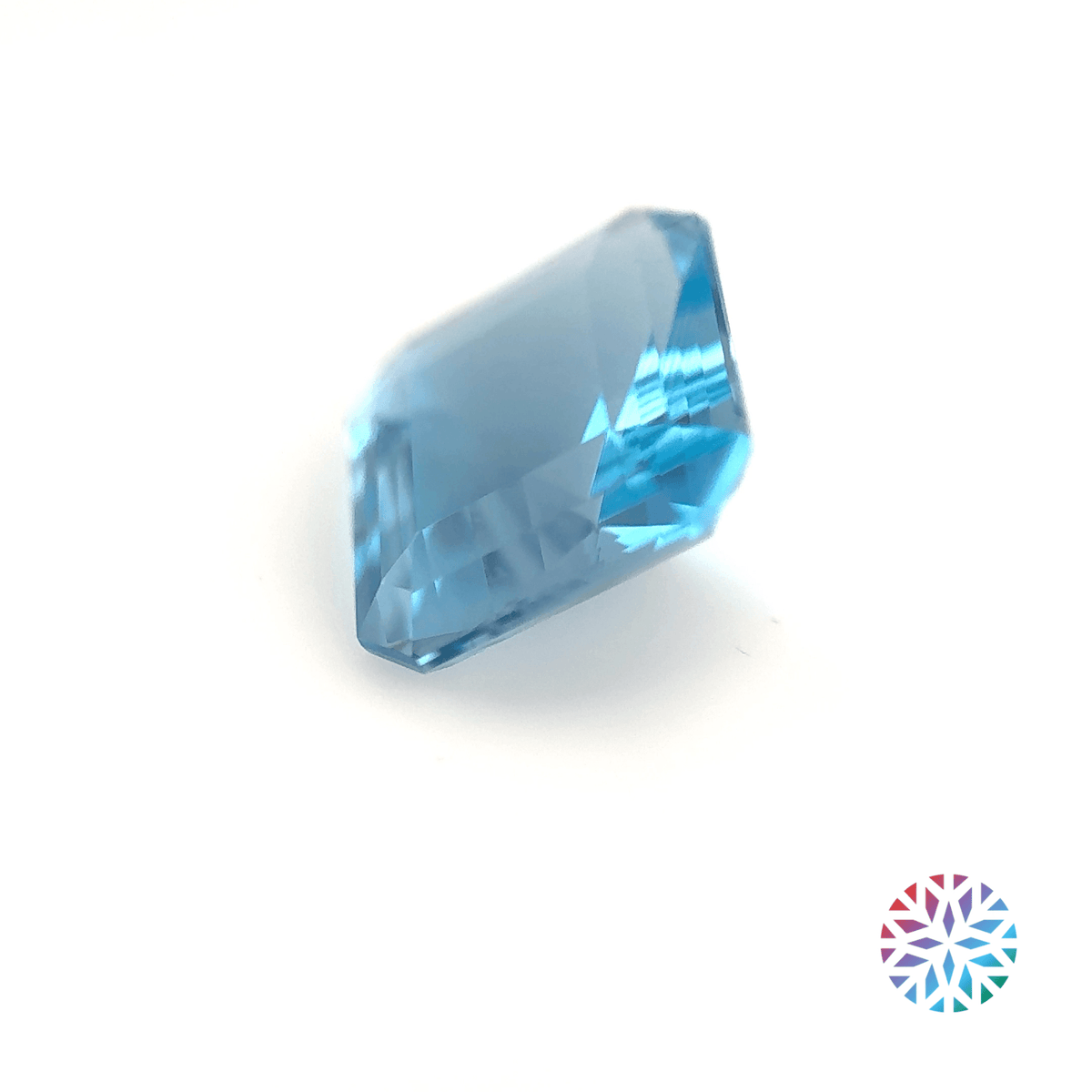 Aquamarine - Emerald, 2.89ct, 9.2 x 9.2 x 5.4mm
