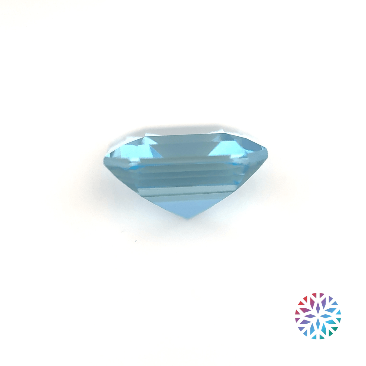 Aquamarine - Emerald, 2.89ct, 9.2 x 9.2 x 5.4mm