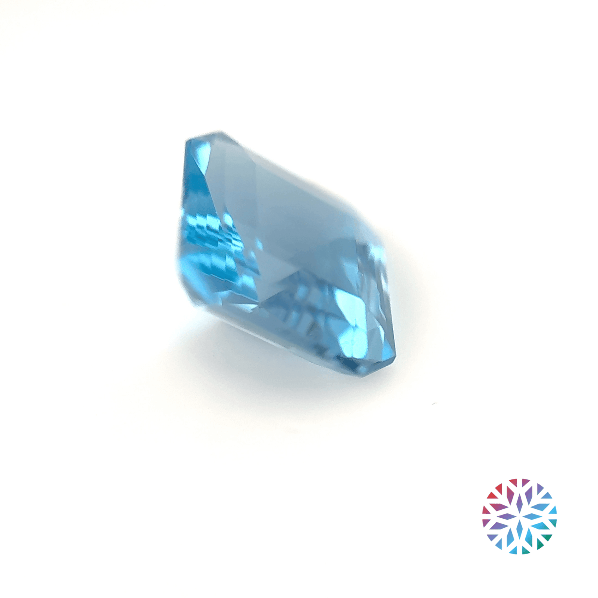 Aquamarine - Emerald, 2.89ct, 9.2 x 9.2 x 5.4mm