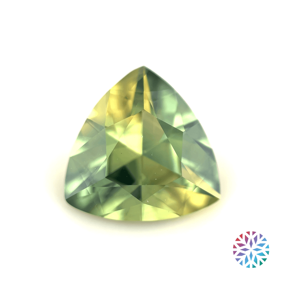 Parti Sapphire- Trilliant, 1.80ct, 7.9 x 7.9 x 4.4mm