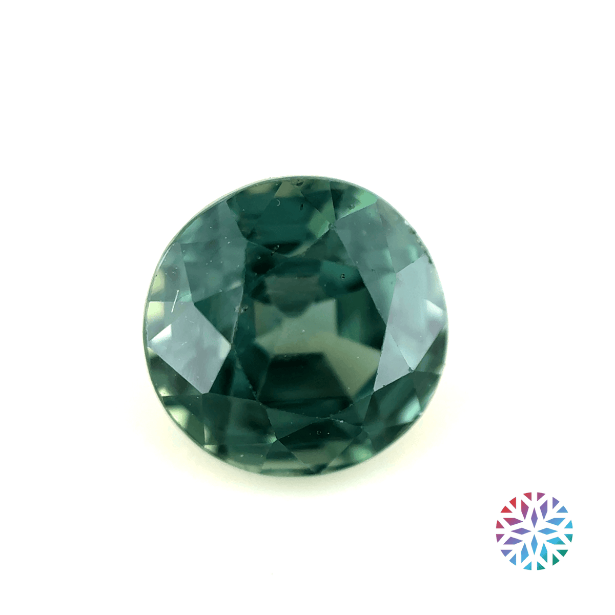 Teal Sapphire- Round, 1.31ct, 5.8 x 5.8 x 4.4mm