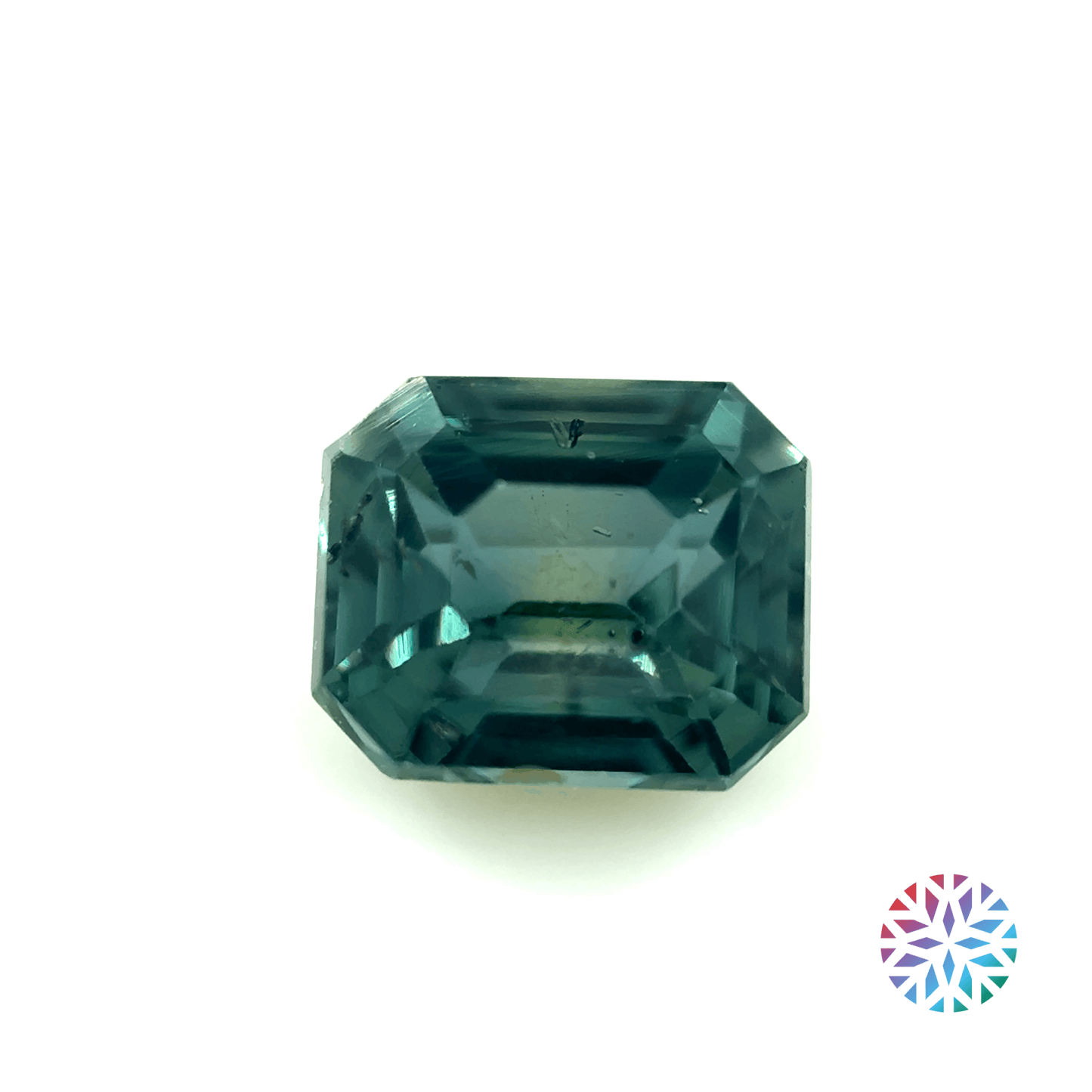B/G Sapphire- Emerald, 1.17ct, 5.8 x 4.8 x 3.9mm