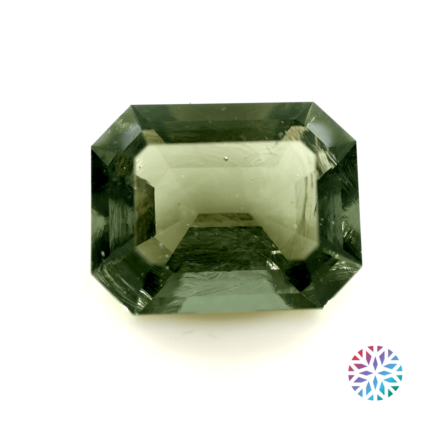 Moldavite - Emerald, 5.59ct, 13.4 x 10.5 x 7.3mm