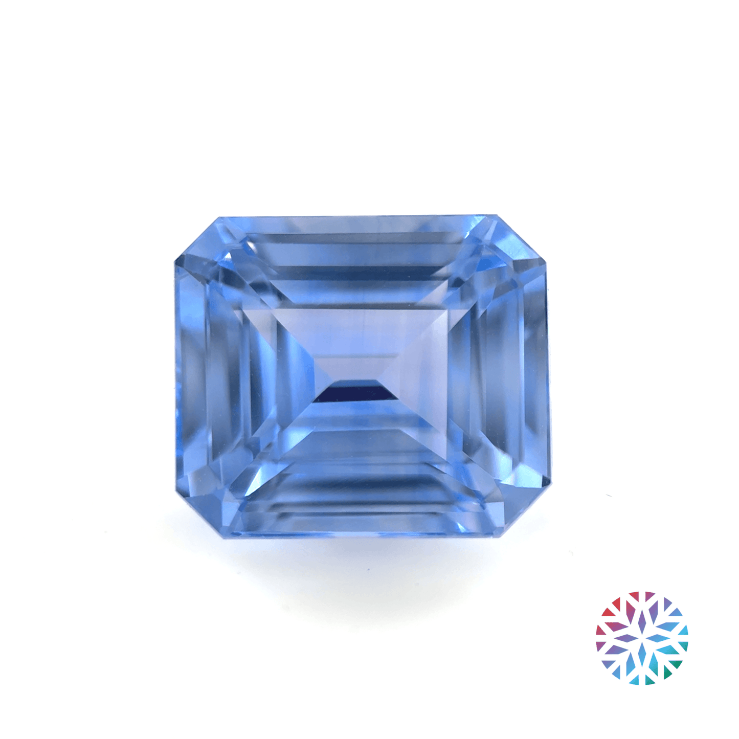 Blue Sapphire - Emerald, 3.03ct, 8.3 x 7.2 x 5.1mm