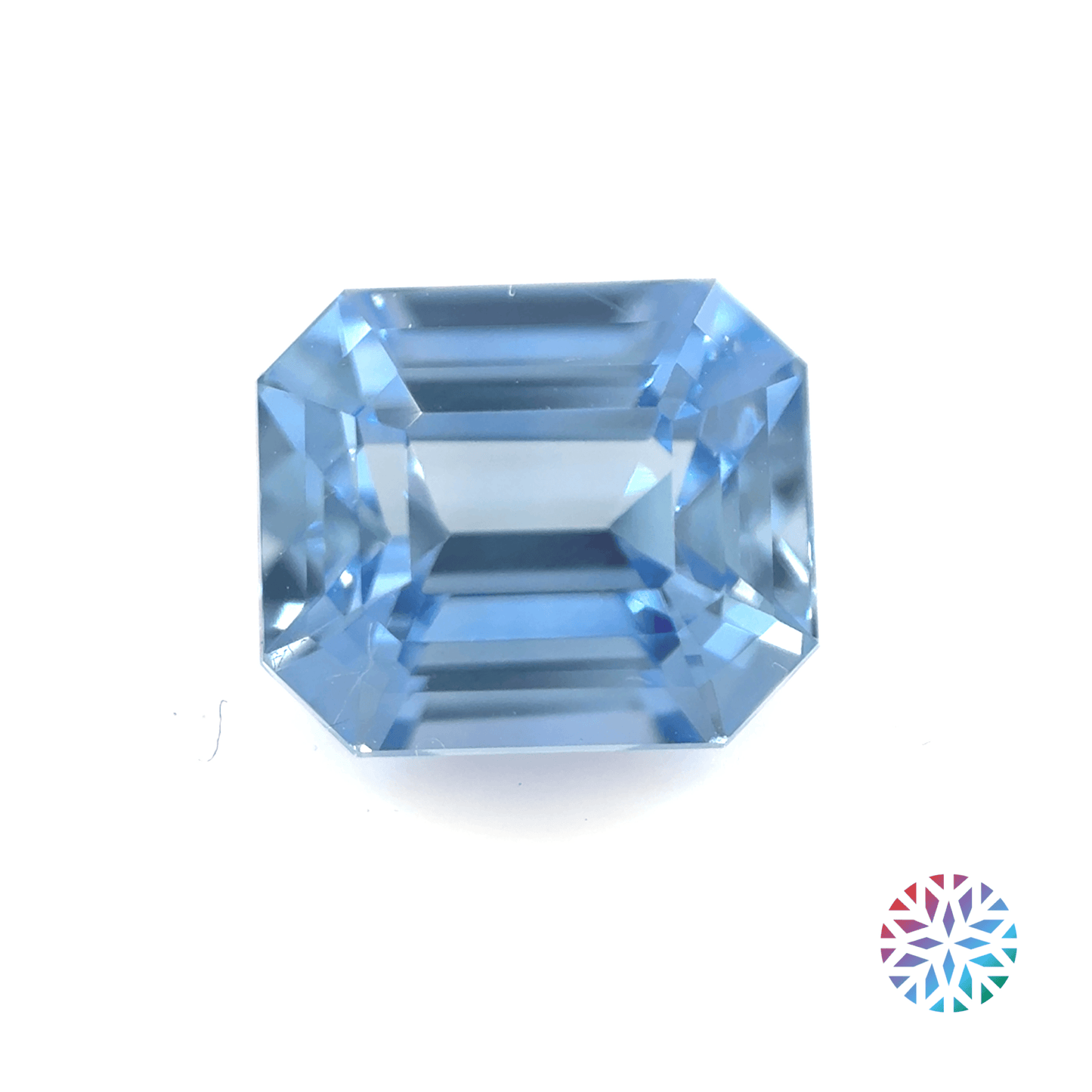 Blue Sapphire - Emerald, 2.50ct, 7.7 x 6.5 x 4.9mm