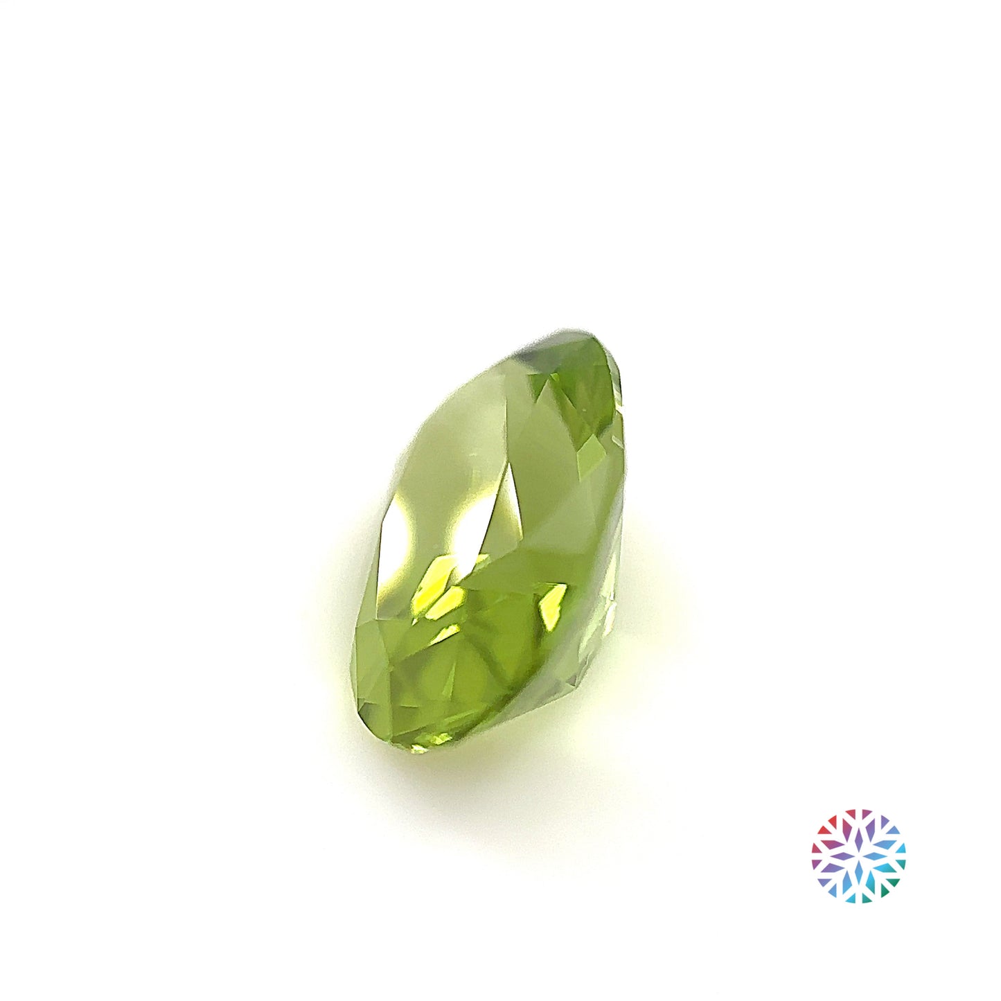 Peridot- Oval, 3.75ct, 11.9 x 8.4 x 5.9mm