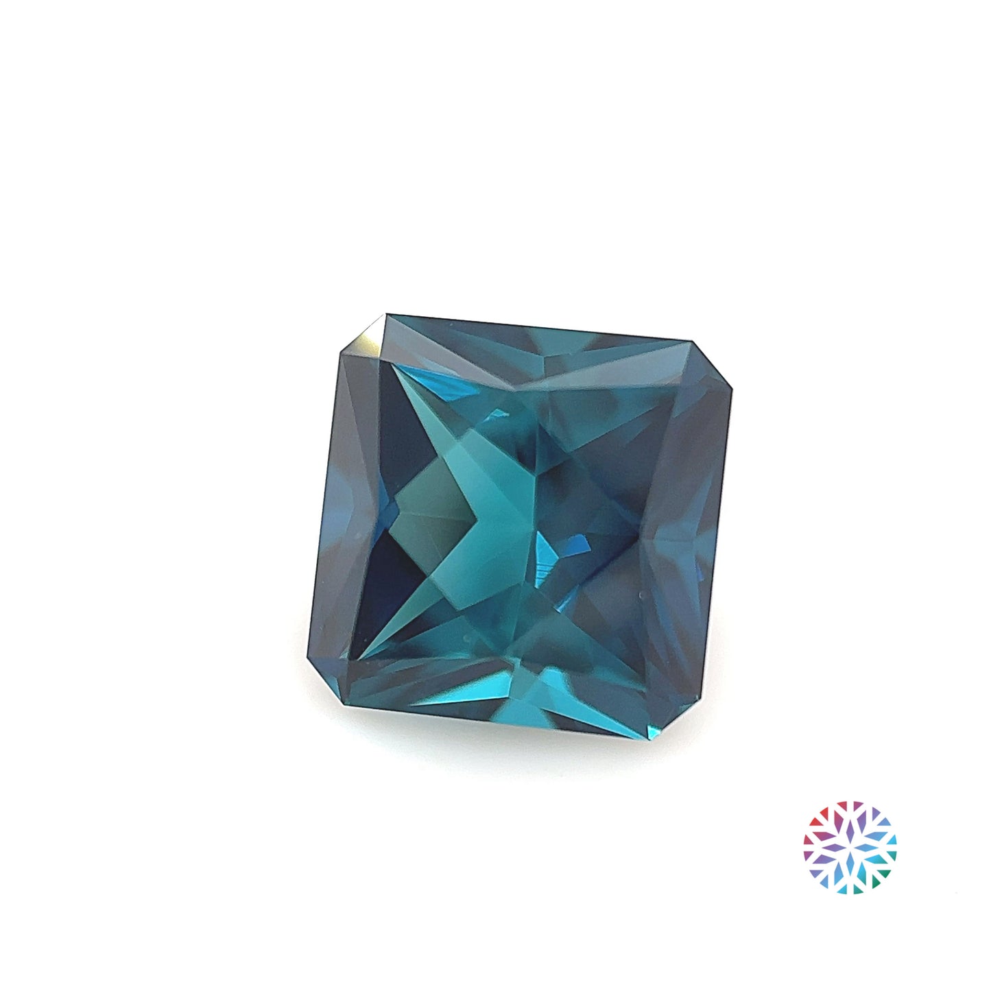 Indicolite- Radiant, 3.43ct, 8.5 x 8.5 x 6.3mm