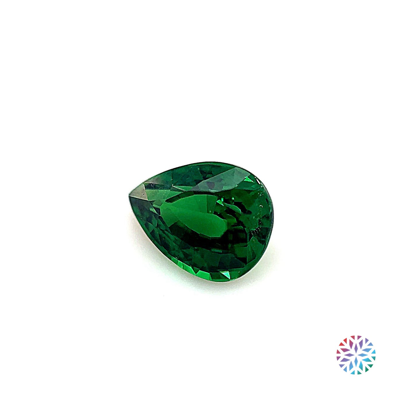 Tsavorite- Pear, 1.05ct, 7.3 x 5.4 x 3.8mm