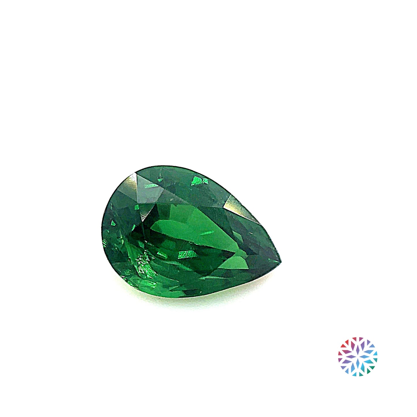 Tsavorite- Pear, 1.42ct, 8.3 x 5.8 x 4.3mm