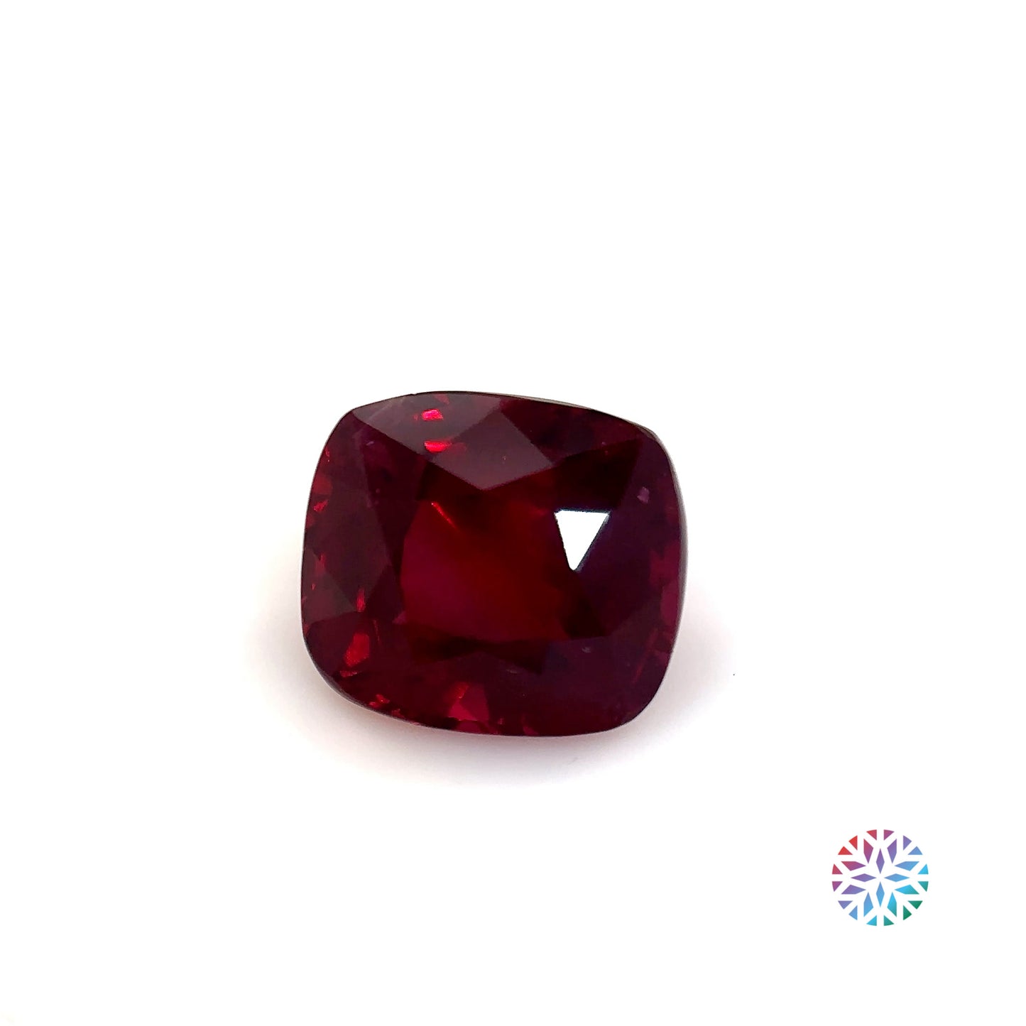 Ruby- Cushion, 2.26ct, 7.52 x 6.7 x 5.05mm, (C), (N)