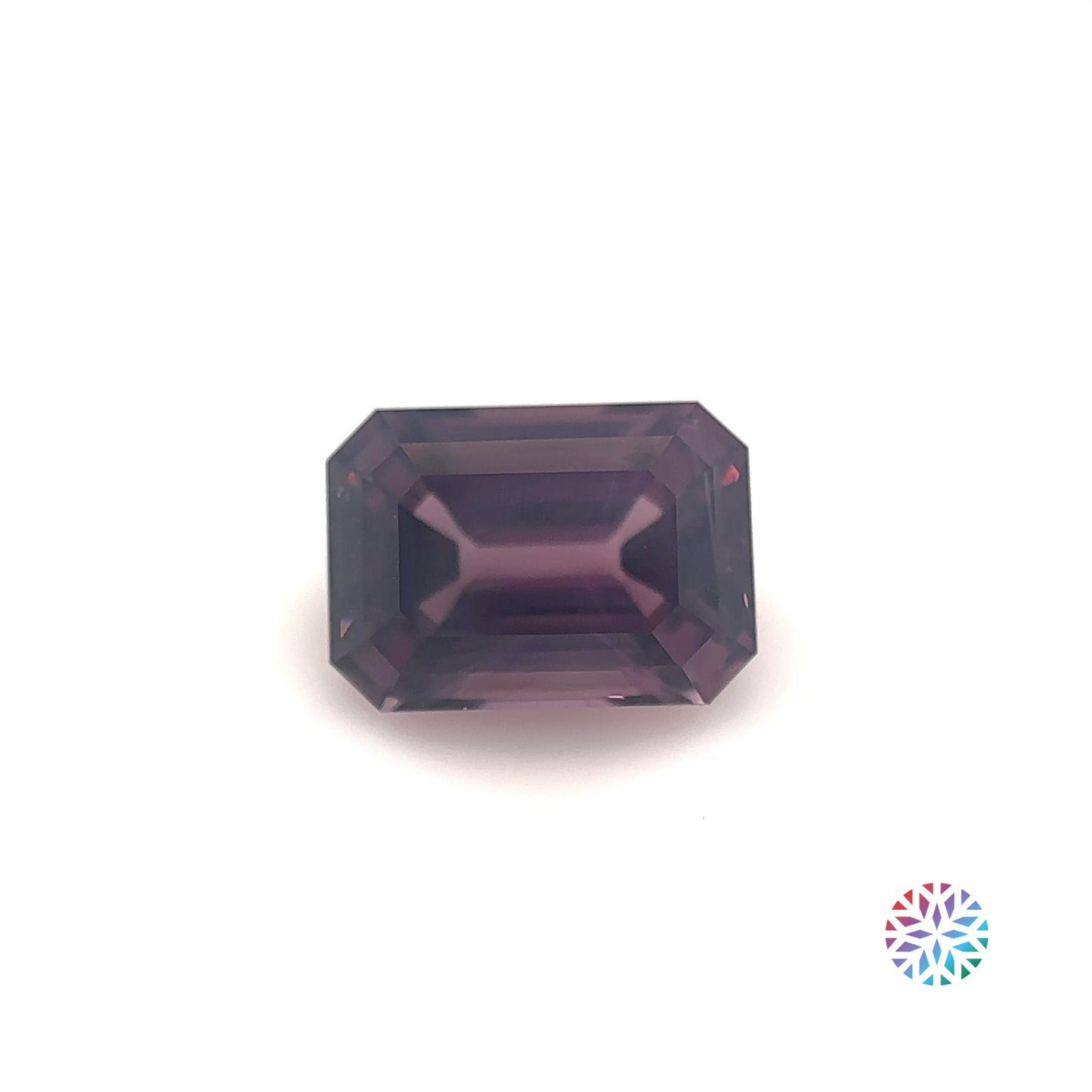 Mauve Spinel- Emerald, 3.58ct, 9.7 x 6.9 x 5.4mm