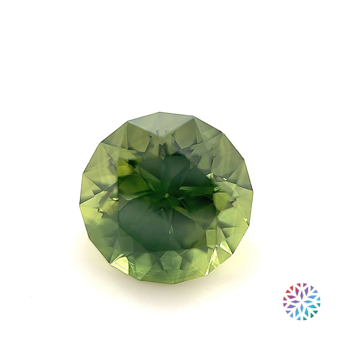 Green Sapphire- Round, 3.85ct, 9.0 x 9.0 x 6.5mm