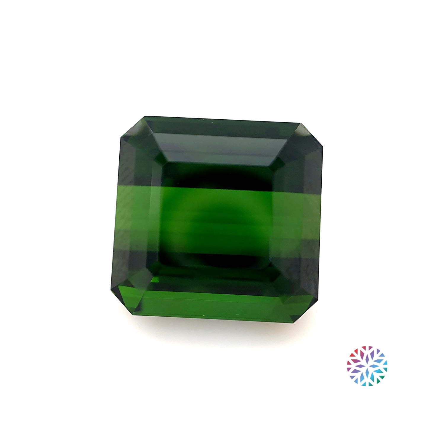 Green Tourmaline- Emerald, 24.87ct, 15.4 x 15.0 x 11.4mm