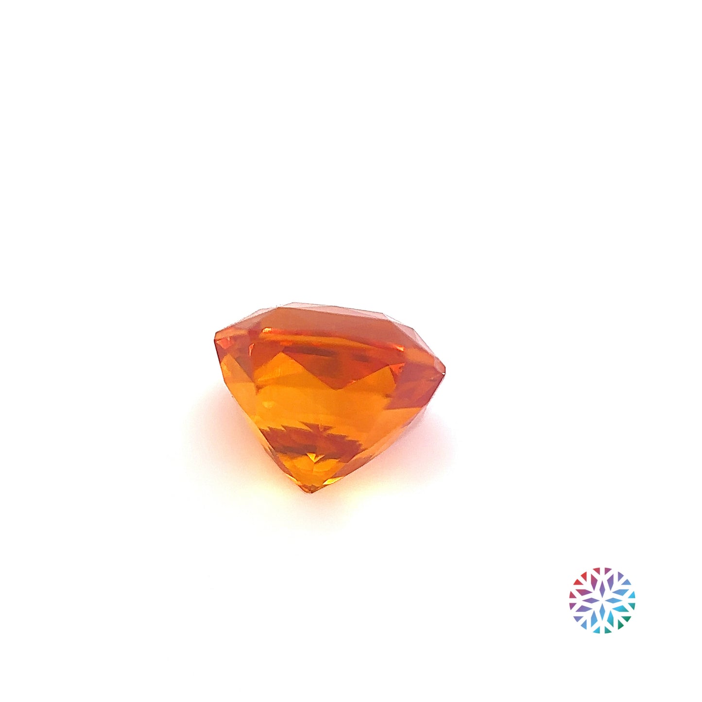 Orange Sapphire- Emerald, 2.6ct, 7.2 x 6.6 x 5.8mm