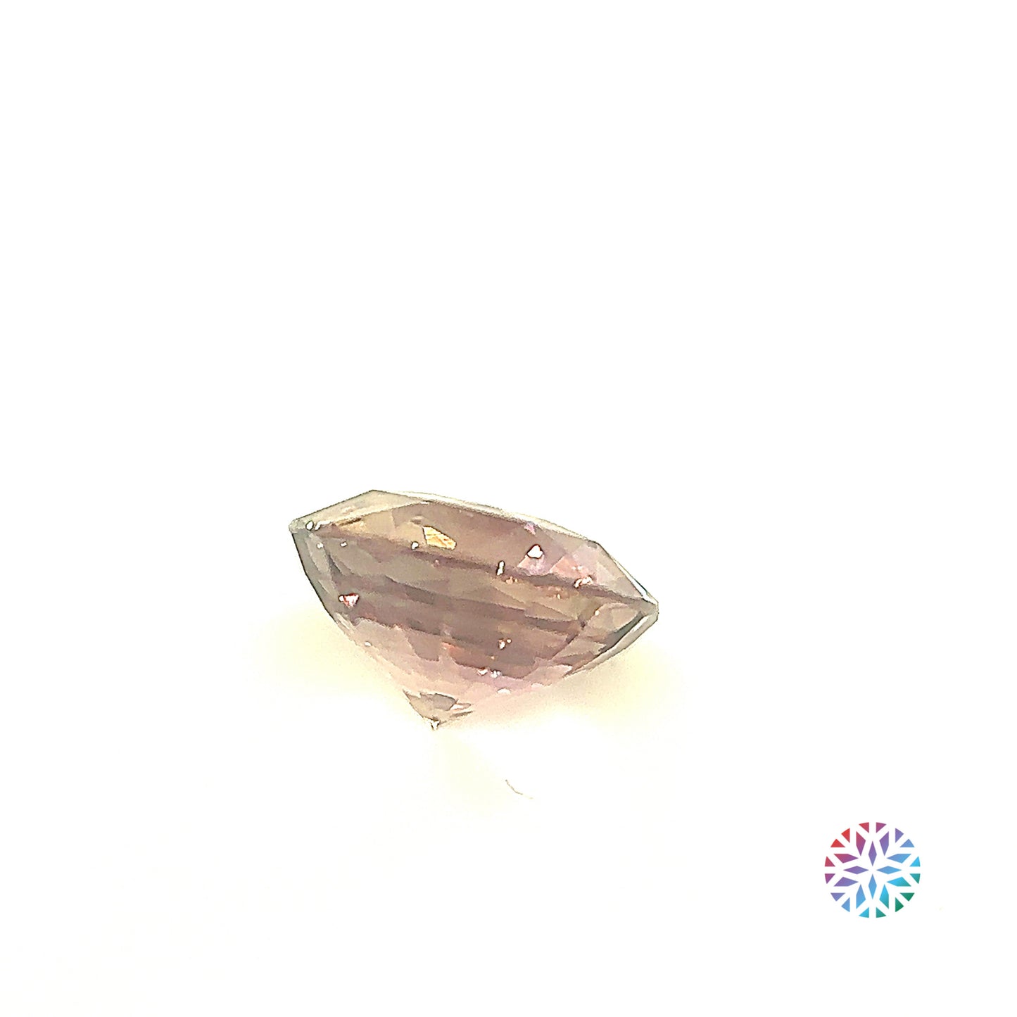 Peach Sapphire- Round, 1.79ct, 7.3 x 7.3 x 4.3mm