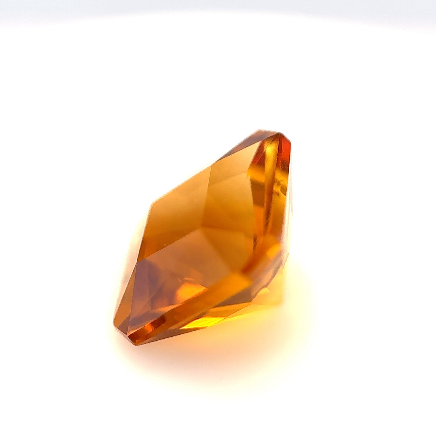 Citrine- Square, 5.95ct, 11.1 x 11.0 x 8.5mm