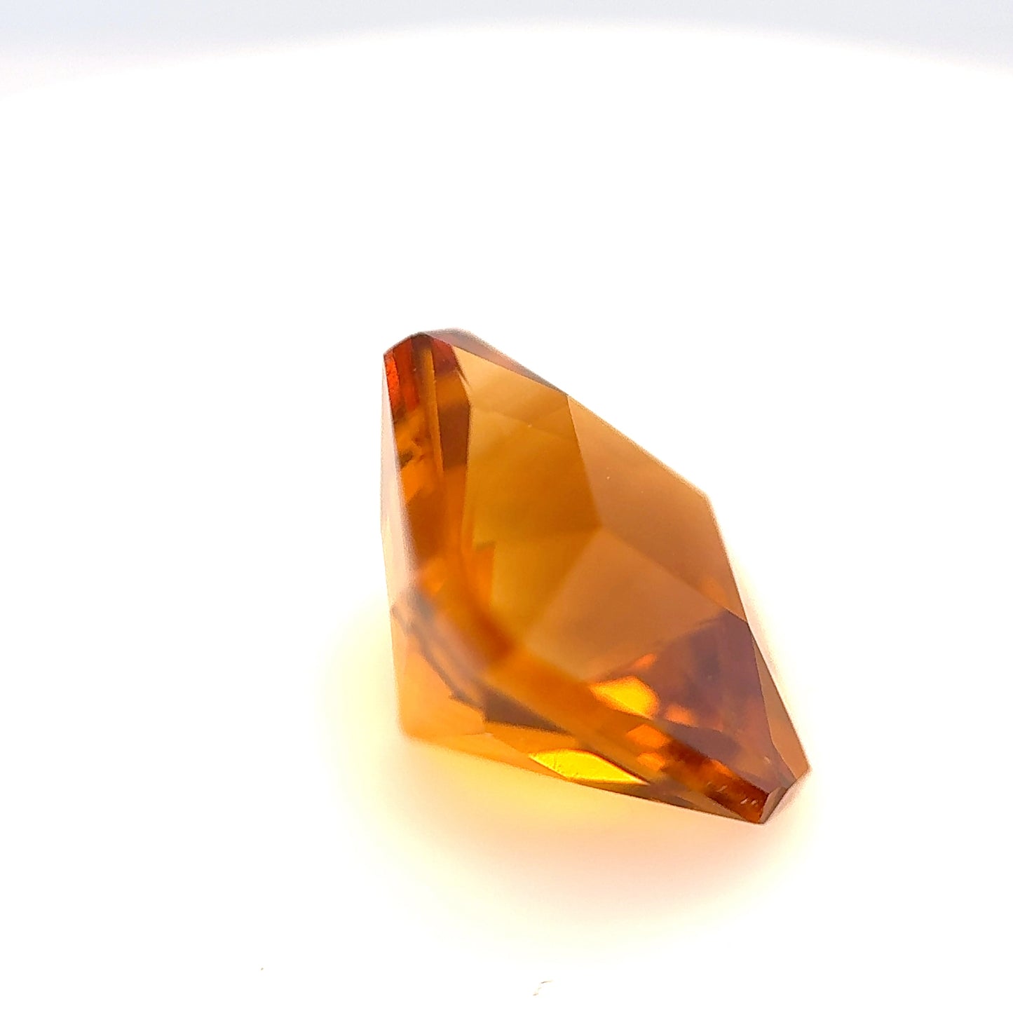 Citrine- Square, 5.95ct, 11.1 x 11.0 x 8.5mm