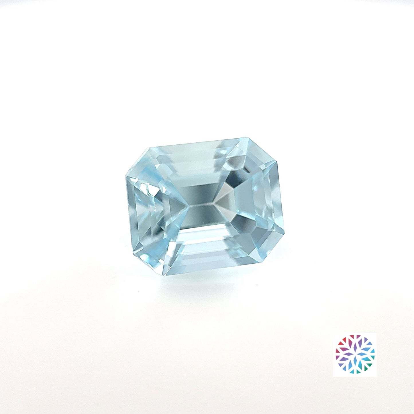 Aquamarine- Emerald, 2.36ct, 8.7 x 7.2 x 6.0mm