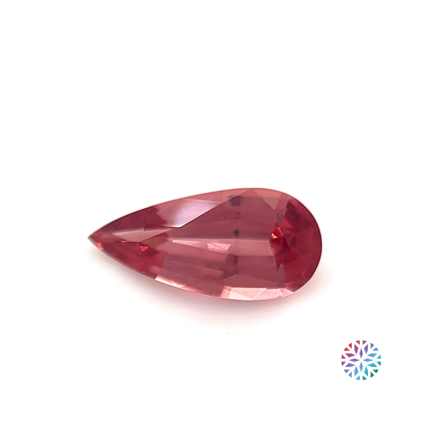 Peach Spinel- Pear, 1.97ct, 12.4 x 5.9 x 4.0mm