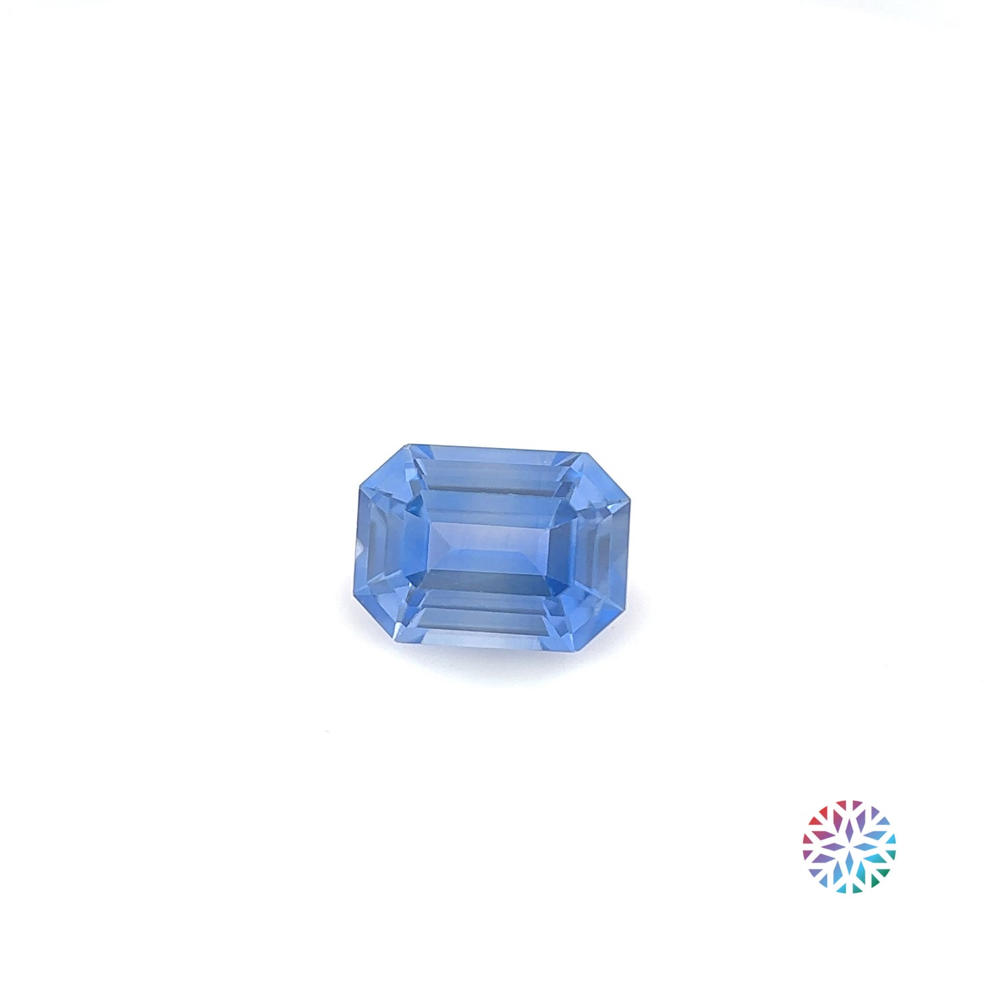 Blue Sapphire- Emerald, 1.02ct, 6.8 x 5.0 x 3.4mm